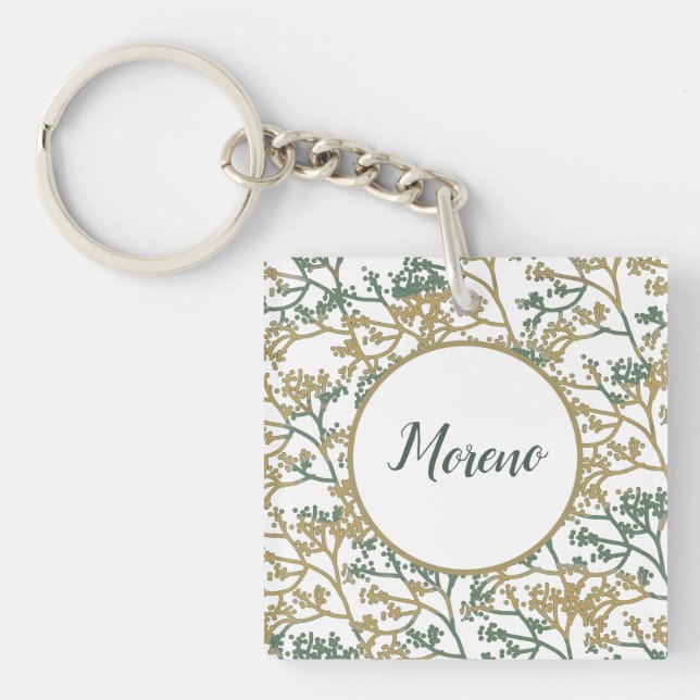 Namn Brush Beige Foliage (Framsidan)