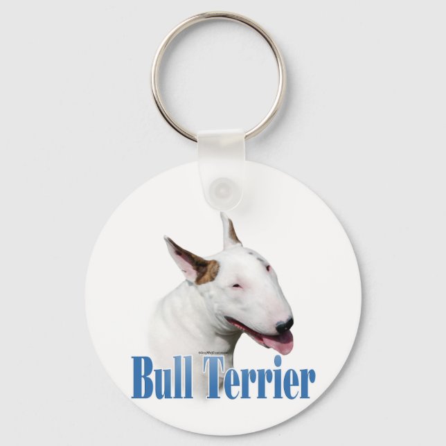 Namn Bull Terrier Nyckelring (Framsida)