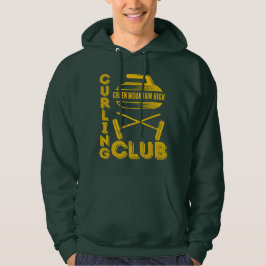 Namn Curling i School Klubb Team Hoodie