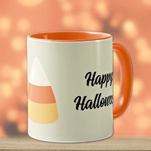 Namn, Cute Halloween Candy corn 11oz Combo Mugg