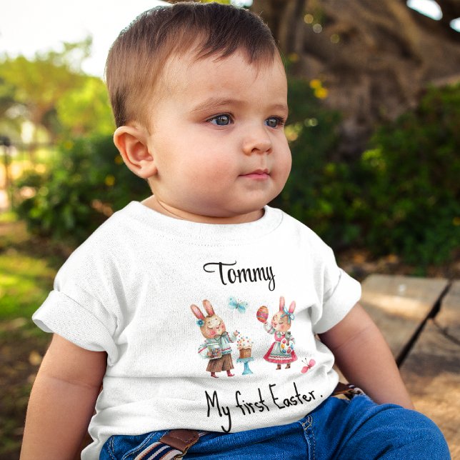 Namn, Cute My First Påsk Småbarn, 6-24 mos T Shirt (Skapare uppladdad)