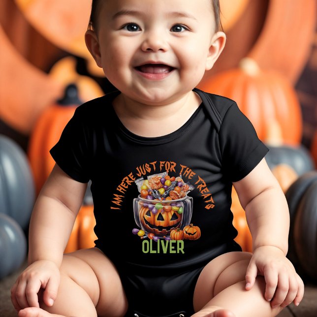 Namn Cute Orange Lila Pumpkin Halloween Trets T Shirt (Skapare uppladdad)