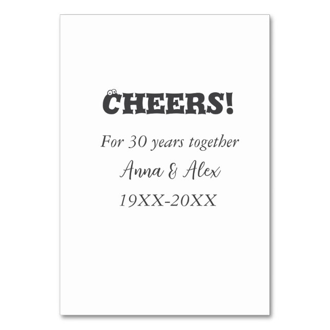 NAMN d Bordsnummer (Framsidan)