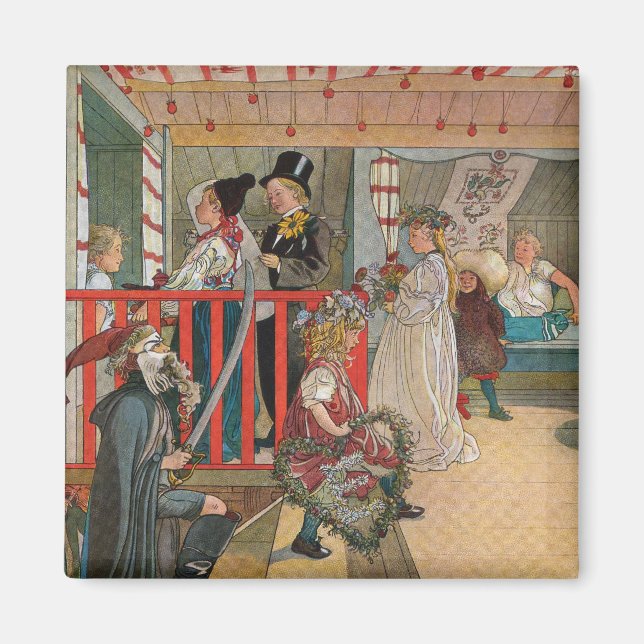 Namn-dagen av Carl Larsson Magnet (Framsidan)