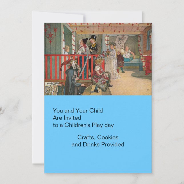 Namn-dagen på lagringshuset inbjudningar (Framsida)