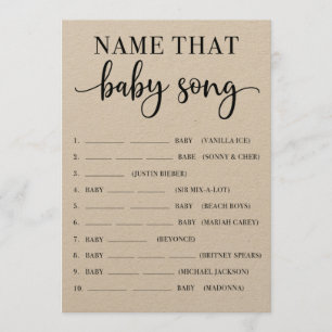 Namn där Baby Sång babykläder Program