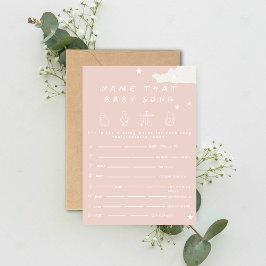 Namn den minsta babyduschgam från baby sång inbjudningar