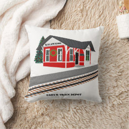 Namn Depot City jul Square Cotton Kudde