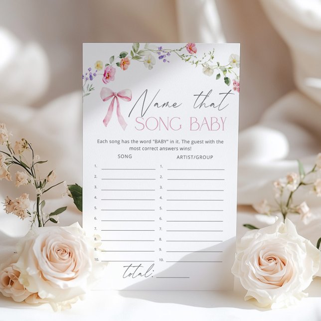 Namn det där Sång-Baby-babyduschspelet för babybab (Skapare uppladdad)