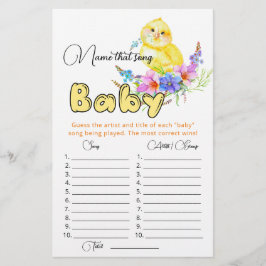 Namn det där sång-babyduschspelet