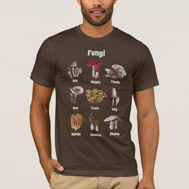 Namn din Fungi T Shirt (Framsida)