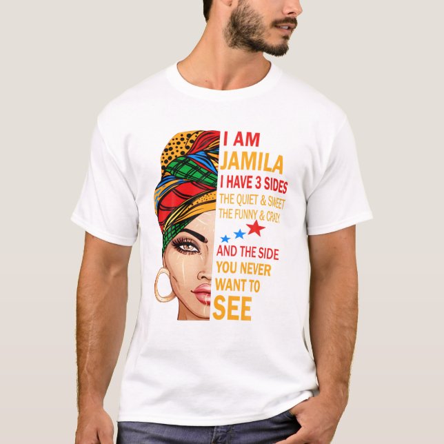 Namn-efternamnsfamiljen T Shirt (Framsida)