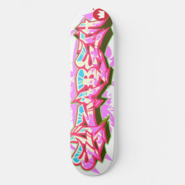Namn Elizabeth i graffiti Mini Skateboard Bräda 18,5 Cm