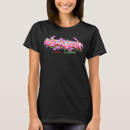 Namn Elizabeth i graffiti T-shirt