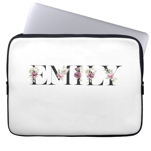 Namn Emily Laptop Fodral (Framsidan)