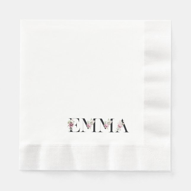 Namn Emma Pappersservett (Framsidan)