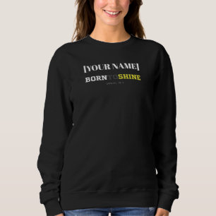 [Namn] Född att Lysa – Daniel 12:3 T Shirt