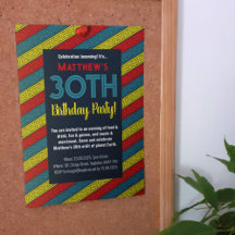 Namn & Födelsedagsfest Celtic Rand Red Blue