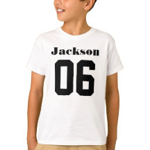 namn för anpassningsbar för 6efödelsedagskjorta |