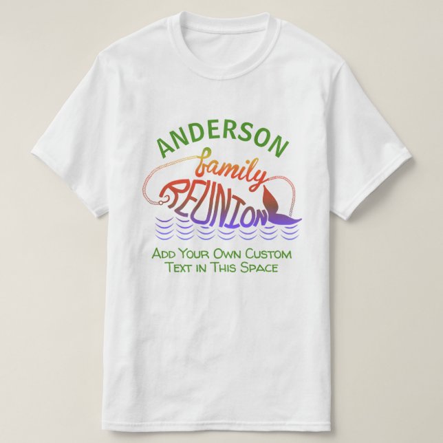 Namn för anpassningsbar för fisk | för tee shirt (Design framsida)
