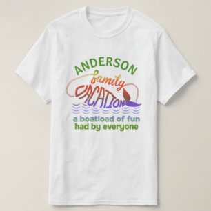 Namn för anpassningsbar för semester för t-shirt