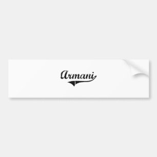 Namn för Armani klassikerstil Bildekal
