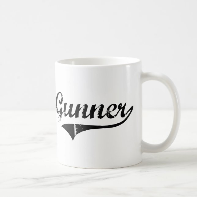Namn för artilleristklassikerstil kaffemugg (Höger)