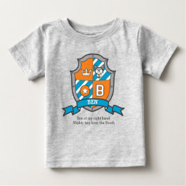 Namn för Ben pojkar B & menande riddare skyddar T Shirt