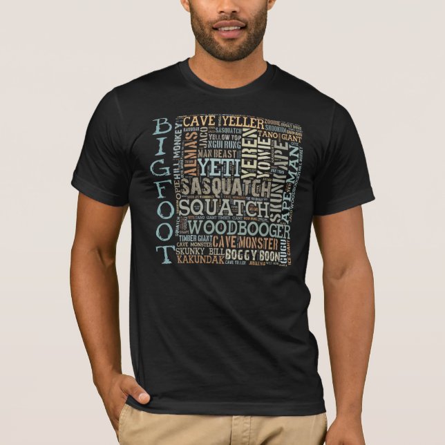 Namn för Bigfoot Tee (Framsida)