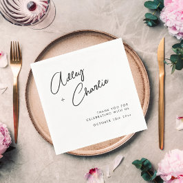 Namn för det moderna teckensnittet Black & White B Pappersservett