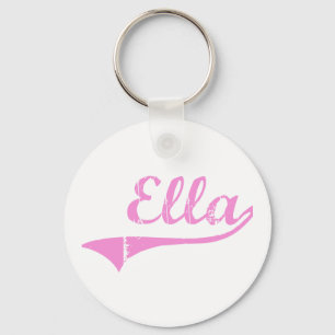 Namn för Ella klassikerstil Nyckelring
