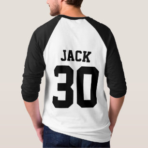 Namn för fotbollfotbollanpassningsbar och numrera t shirt