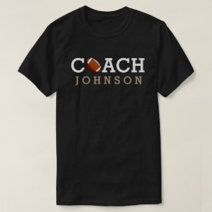 Namn för fotbolllagledareanpassningsbar tee shirt