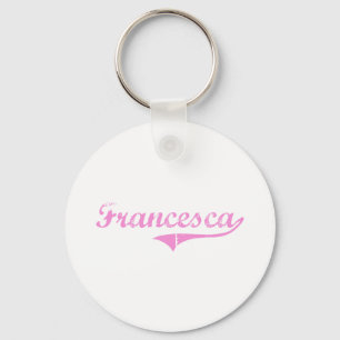 Namn för Francesca klassikerstil Nyckelring