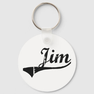 Namn för Jim klassikerstil Nyckelring