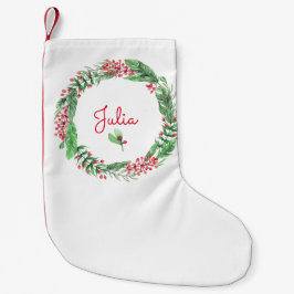 Namn för julkranMonogram Liten Julstrumpa