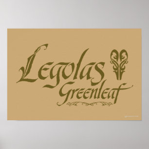 Namn för LEGOLAS GREENLEAF™ Poster
