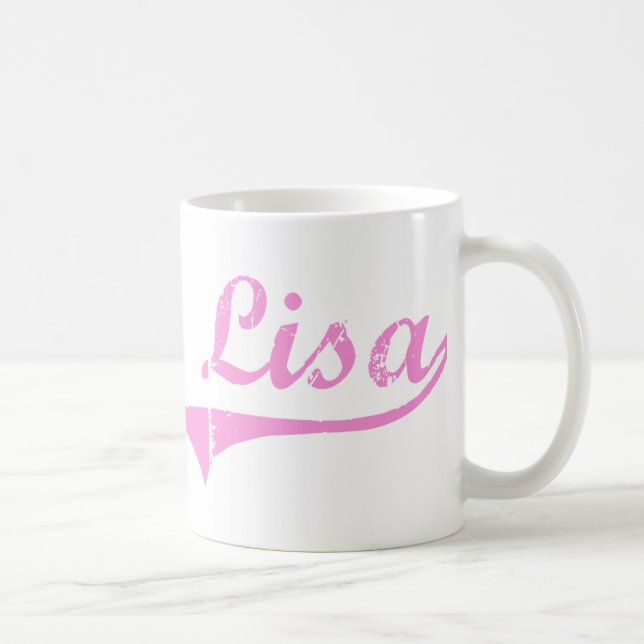 Namn för Lisa klassikerstil Kaffemugg (Höger)