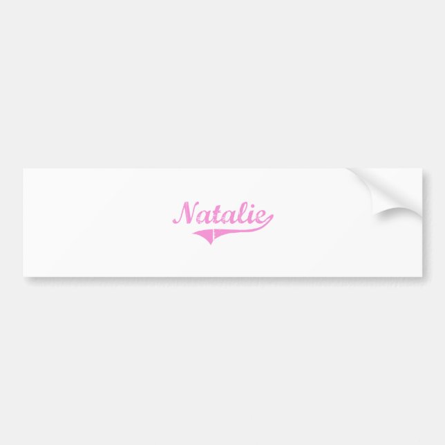 Namn för Natalie klassikerstil Bildekal (Framsidan)