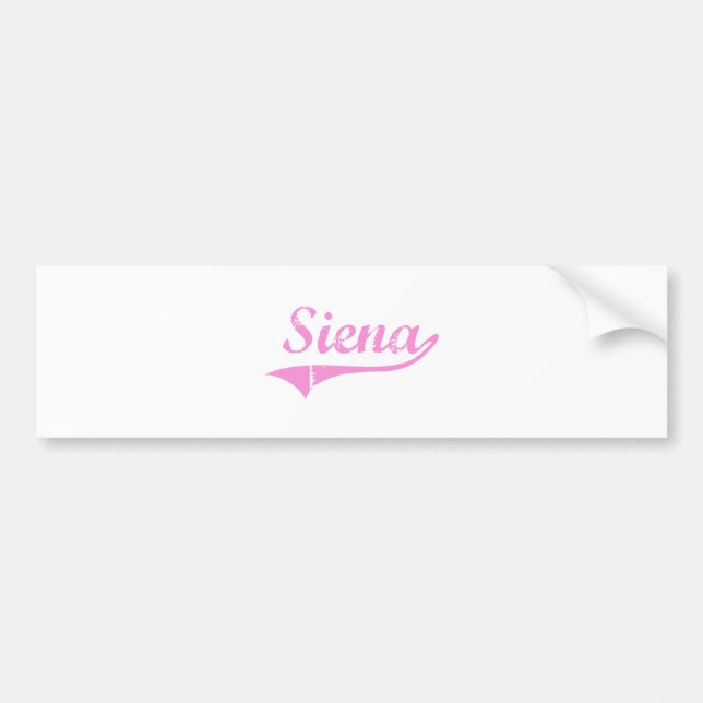 Namn för Siena klassikerstil Bildekal (Framsidan)