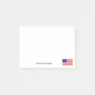 Namn för text för amerikanska post-it block
