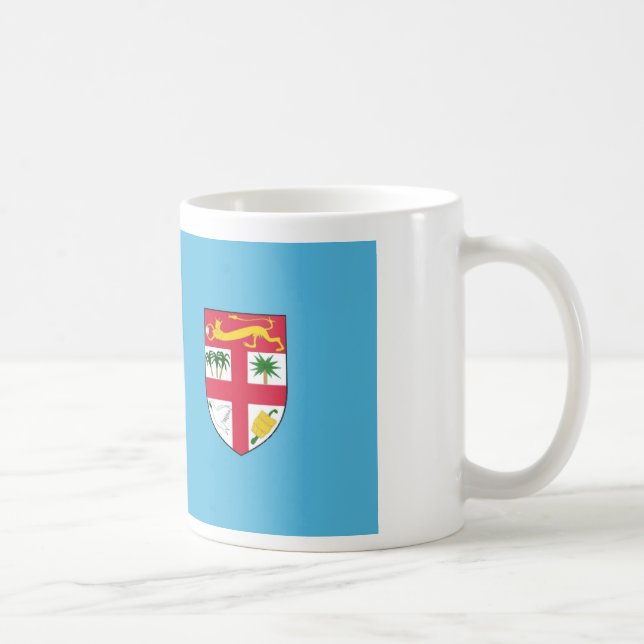 namn för text för fiji landflagga kaffemugg (Höger)