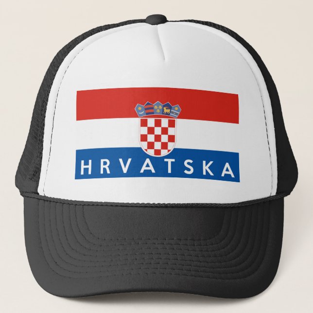 namn för text för hrvatska för croatia flaggaland keps (Framsida)