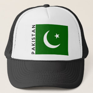 namn för text för pakistan landflagga keps