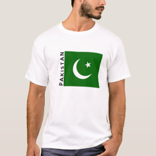 namn för text för pakistan landflagga tee