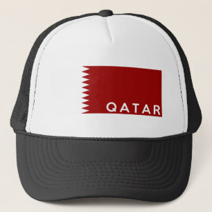 namn för text för qatar landflagga keps