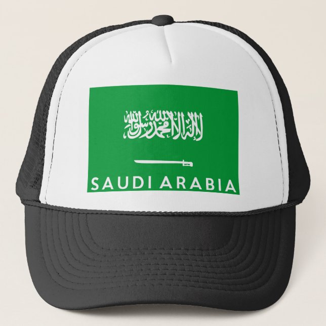 namn för text för Saudi Arabia flaggaland Keps (Framsida)