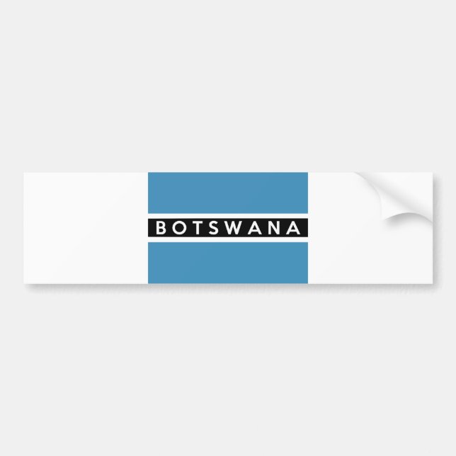 namn för text för schweiz för botswana flaggaland bildekal (Framsidan)