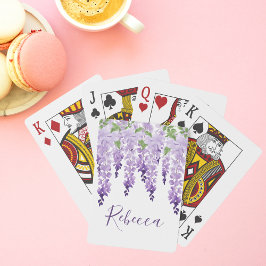 Namn för vattenfärgWisteriapersonlig Casinokort