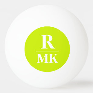 Namn-förkortning 3-initialer pingisboll